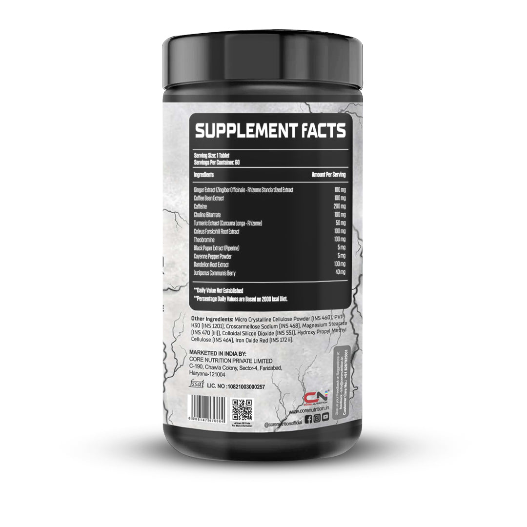 Core burn Tablets